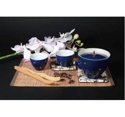 海洋之心一壺二杯茶具組(藍)