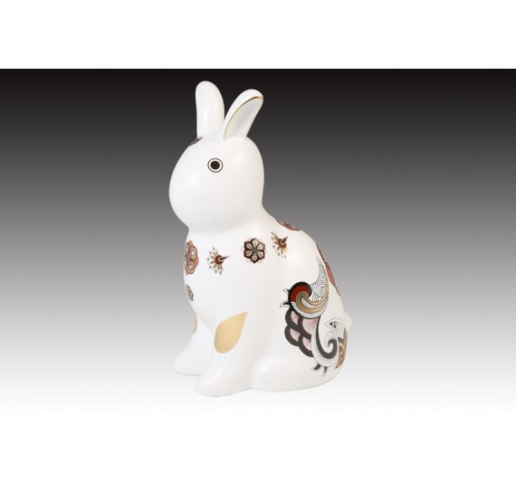 Money兔系列-無光白-造型-高21.5cm